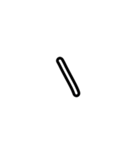 手描きヘタ字 (小文字アルファベット Ver.)（個別スタンプ：30）