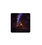 満月の幻想列車✨️FullMoon Fantasy Train（個別スタンプ：5）
