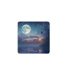 満月の幻想列車✨️FullMoon Fantasy Train（個別スタンプ：11）