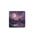 満月の幻想列車✨️FullMoon Fantasy Train（個別スタンプ：13）