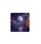 満月の幻想列車✨️FullMoon Fantasy Train（個別スタンプ：14）