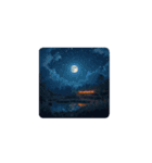満月の幻想列車✨️FullMoon Fantasy Train（個別スタンプ：16）