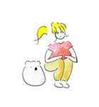 こあらとおねえさん3（個別スタンプ：2）