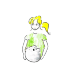 こあらとおねえさん3（個別スタンプ：6）