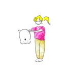 こあらとおねえさん3（個別スタンプ：10）