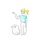 こあらとおねえさん3（個別スタンプ：19）