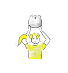 こあらとおねえさん3（個別スタンプ：22）