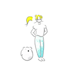 こあらとおねえさん3（個別スタンプ：24）