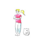 こあらとおねえさん3（個別スタンプ：26）