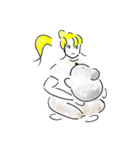 こあらとおねえさん3（個別スタンプ：38）