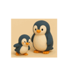 動く親子ペンギン（個別スタンプ：2）