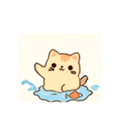 ゆるい動物達のシンプルスタンプ（個別スタンプ：12）