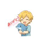 いるかと男の子①（個別スタンプ：2）