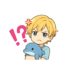 いるかと男の子①（個別スタンプ：4）