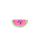 スイカ田のスタンプ▼（個別スタンプ：16）