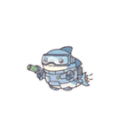 宇宙にいるサメ達（個別スタンプ：6）