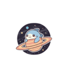 宇宙にいるサメ達（個別スタンプ：14）