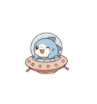 宇宙にいるサメ達（個別スタンプ：16）