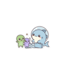 宇宙にいるサメ達（個別スタンプ：22）