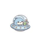 宇宙にいるサメ達（個別スタンプ：28）