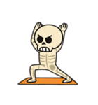 ヨガするハロウィンモンスター（アレンジ）（個別スタンプ：6）