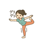 ヨガ女子の毎日使える日常会話スタンプ（個別スタンプ：21）