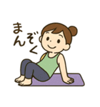 ヨガ女子の毎日使える日常会話スタンプ（個別スタンプ：22）