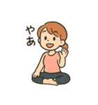 ヨガ女子の毎日使える日常会話スタンプ（個別スタンプ：23）