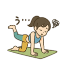 ヨガ女子の毎日使える日常会話スタンプ（個別スタンプ：38）