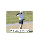 ゴルフ女子と鹿⛳️（個別スタンプ：1）
