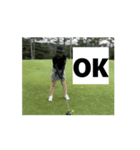 ゴルフ女子と鹿⛳️（個別スタンプ：9）