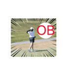 ゴルフ女子と鹿⛳️（個別スタンプ：14）
