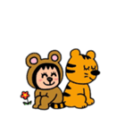 ポポベアと虎！（個別スタンプ：24）