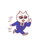 人みたいな生活をするネコ（個別スタンプ：40）
