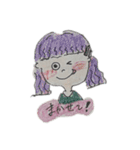 KuraRi ゆるふわガールズ（個別スタンプ：9）