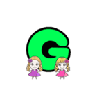 双子のラナとナコ（個別スタンプ：14）