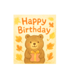 秋生まれの人へHappy Birthday（個別スタンプ：13）