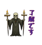 ハロウィンのキャラクター達（個別スタンプ：15）
