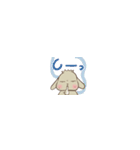 小さい垂れ耳うさぎもちさま 短い言葉（個別スタンプ：22）