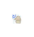 小さい垂れ耳うさぎもちさま 短い言葉（個別スタンプ：38）