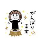 毎年使える♡ゆるかわ女子・秋（個別スタンプ：21）