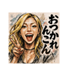 金髪ギャル。（個別スタンプ：32）