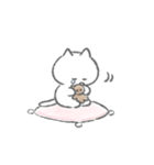 ネガティブ白いこねこスタンプ（個別スタンプ：39）