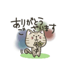 キジトラねこの『ネガティブ入り』スタンプ（個別スタンプ：3）