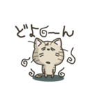 キジトラねこの『ネガティブ入り』スタンプ（個別スタンプ：8）