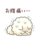 白ポメ＊ふわふわ本音スタンプ（個別スタンプ：18）