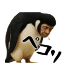 否定ペンギン(意外と使えるネガティブ返信)（個別スタンプ：4）