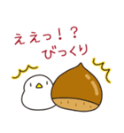 トリさんの使いやすい秋の挨拶、日常会話（個別スタンプ：21）