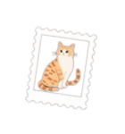 秋のパリジェンヌ キャット(フランスの猫)（個別スタンプ：15）