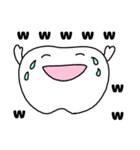 矯正中の歯たち（個別スタンプ：26）